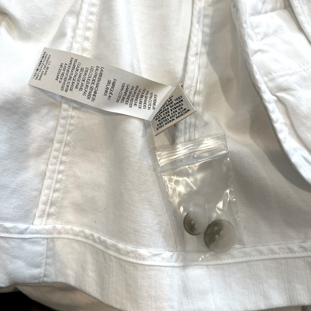 Llbean White Jacket - image 7